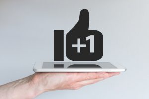 thumbs up social media