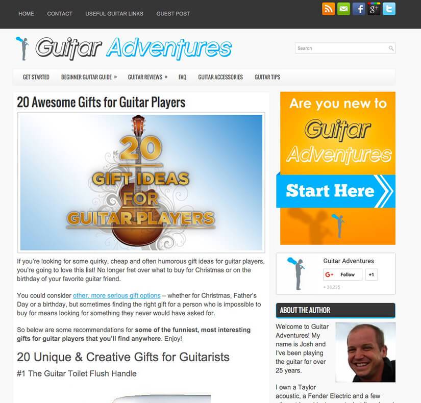 Guitar player gift guide