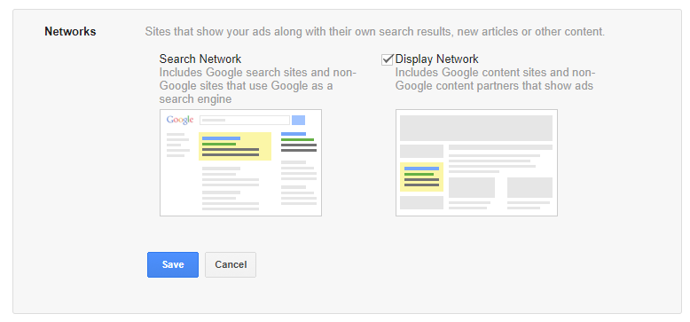 How To Use Google AdWords: Select A Network